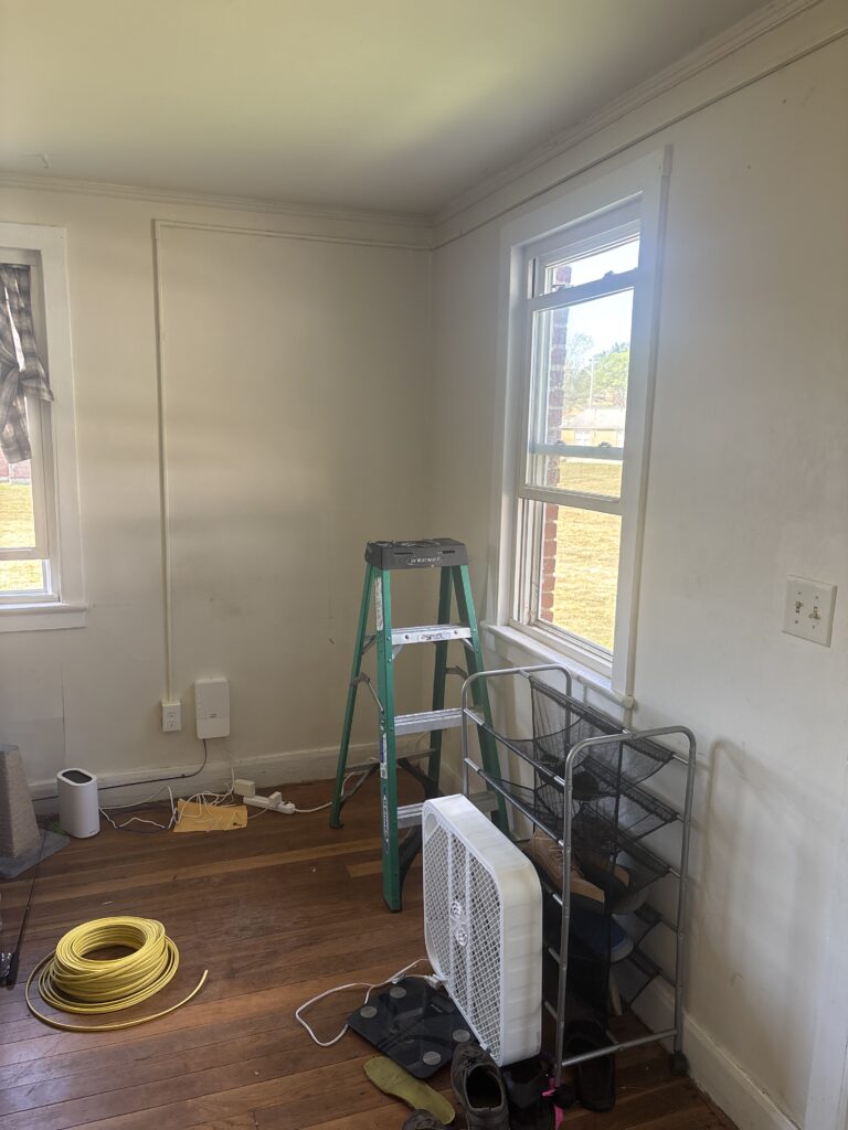 New circuit installation for Rinnai propane heater by licensed electrician Westbrook ME