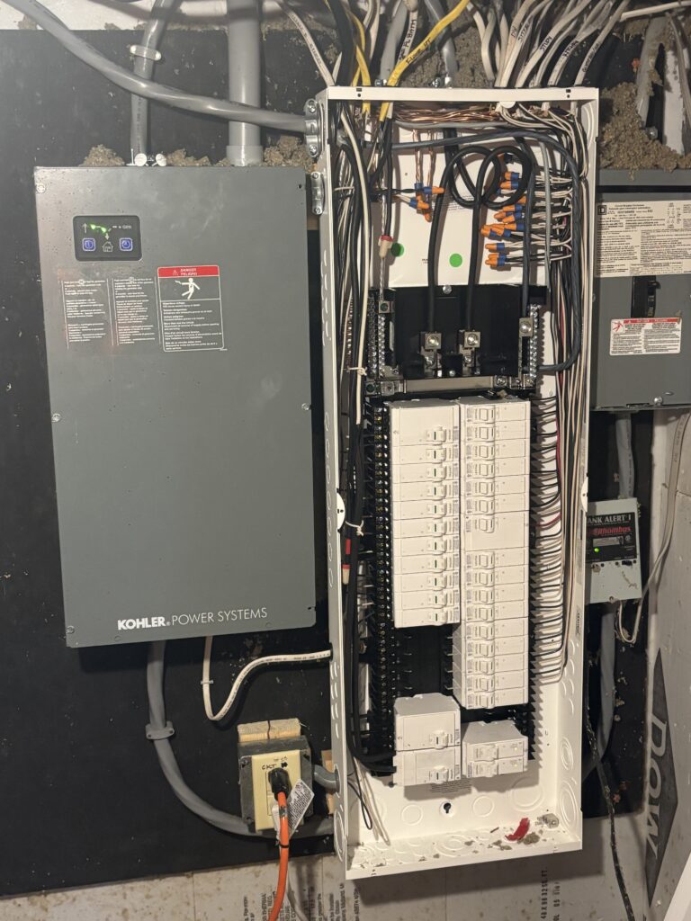200 amp panel replacement by licensed electrician Cape Elizabeth ME