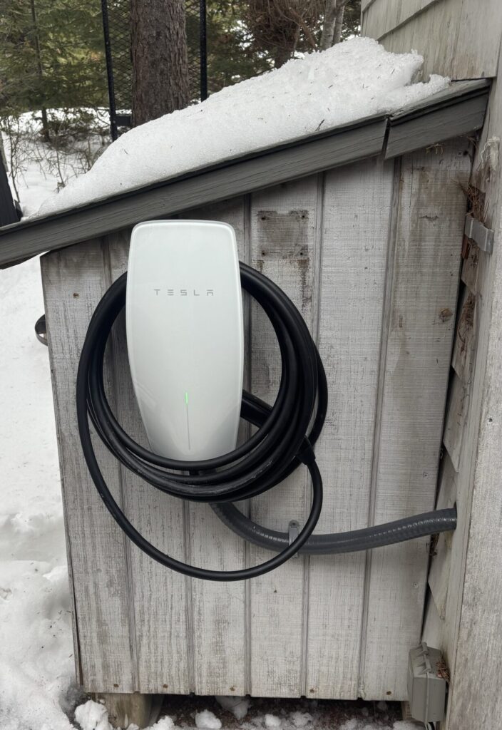 EV charger installation Electrical financing Maine through Wisetack by licensed electrician Maine