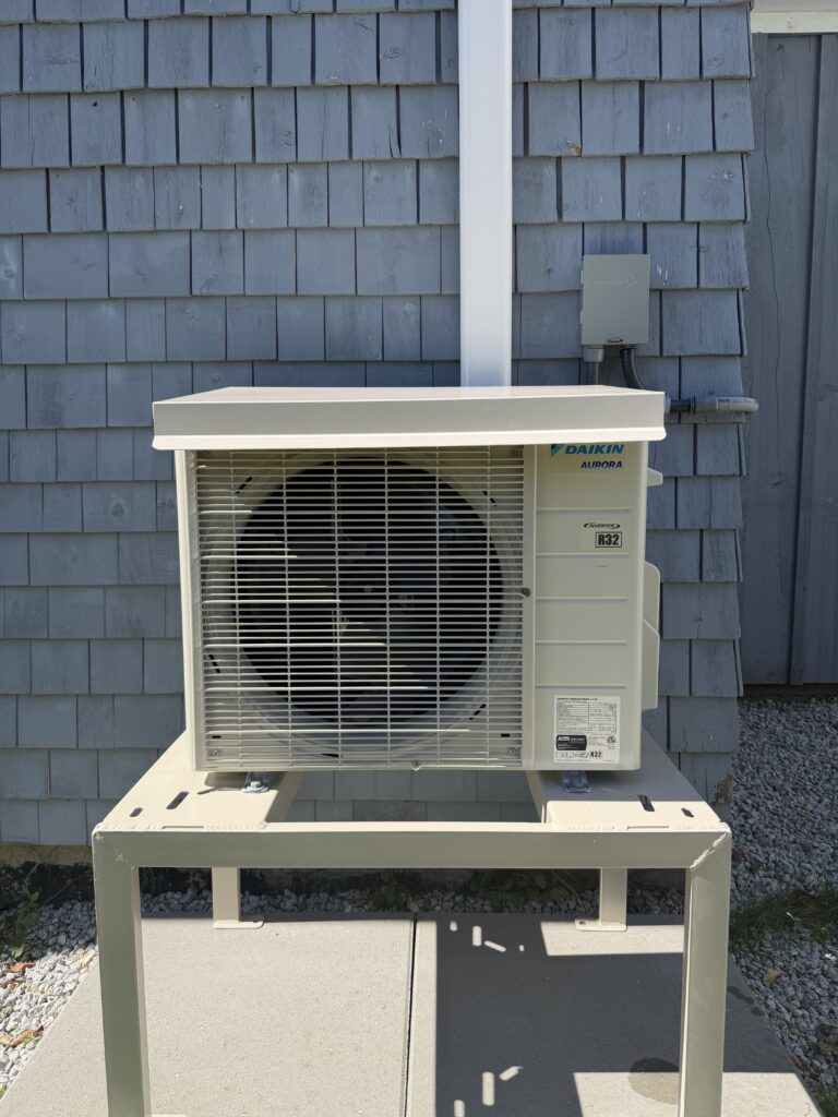 Daikin cold-climate heat pump installed by BANN in Maine